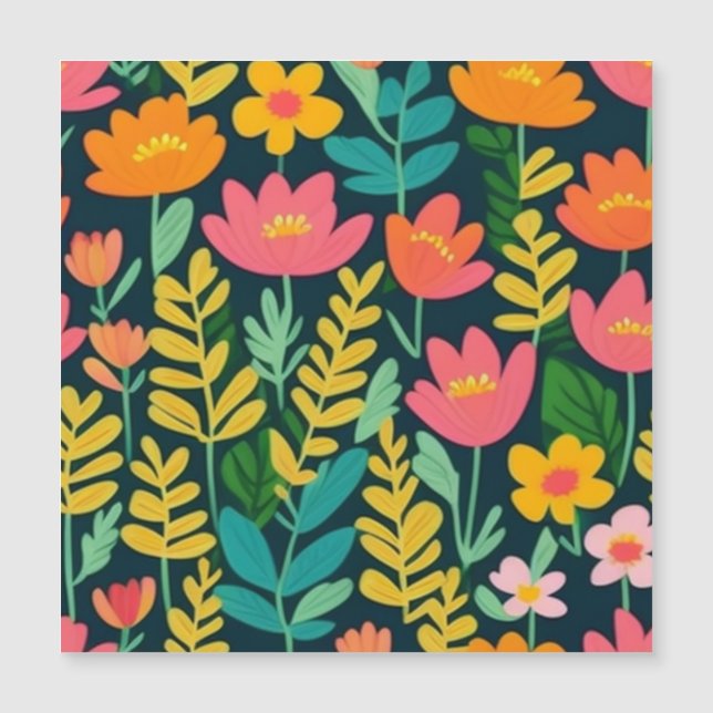 Lovely floral colourful field (Front)