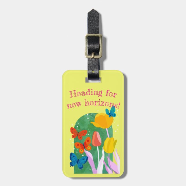 lovely flower tag -tulip- (Front Vertical)