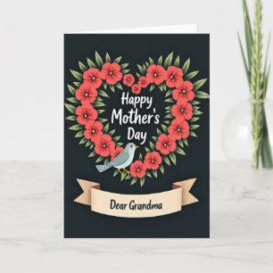Lovely Foliage Mothers Day Card