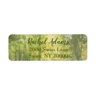 Lovely Forest Return Address Label