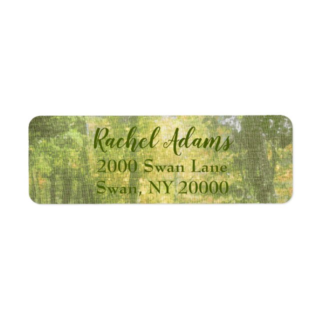 Lovely Forest Return Address Label (Front)