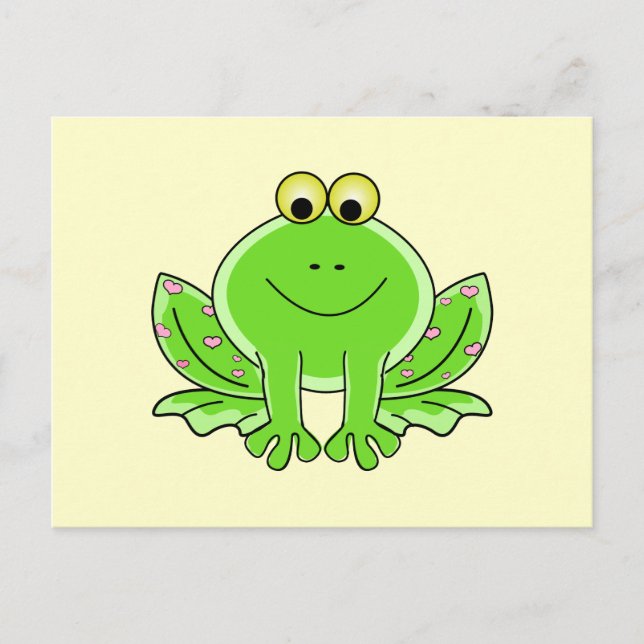 Lovely Frog Postcard (Front)