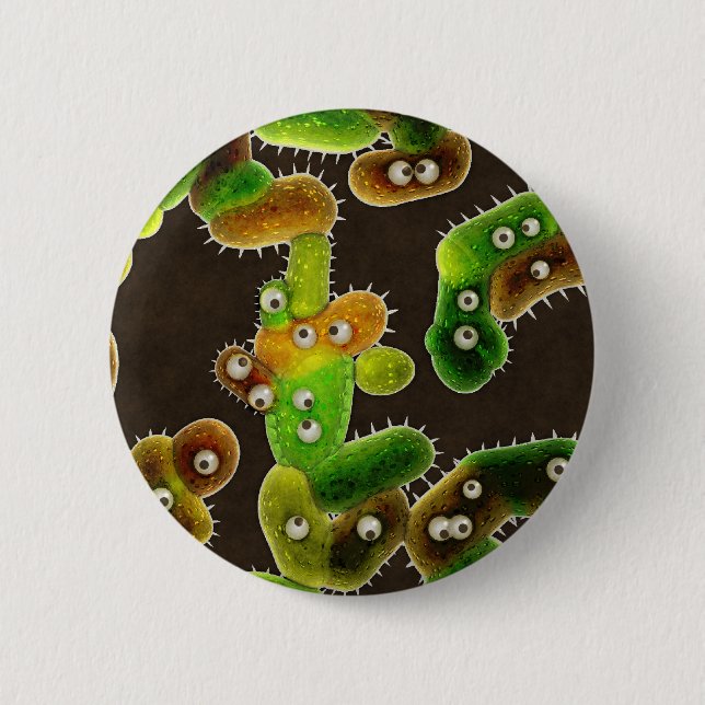 Lovely Germs - 6 Cm Round Badge (Front)
