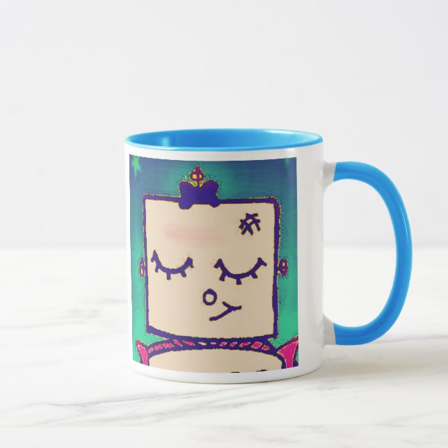 Lovely Girl Robot Coffee Mug (Right)