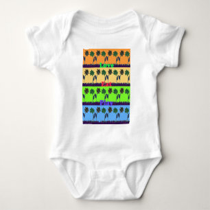 Lovely Girly Hakuna Matata colours Gifts.png Baby Bodysuit