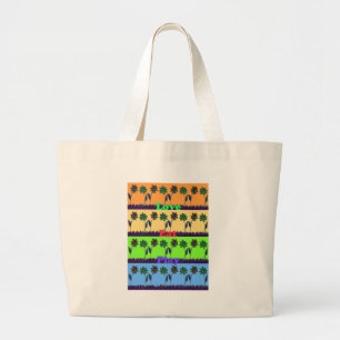 Lovely Girly Hakuna Matata colours Gifts.png Large Tote Bag
