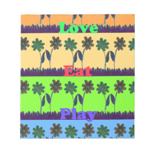 Lovely Girly Hakuna Matata colours Gifts.png Notepad