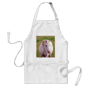 Lovely Grey Pony Standard Apron
