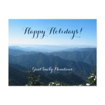Lovely Happy Holidays from Great Smoky Mountains