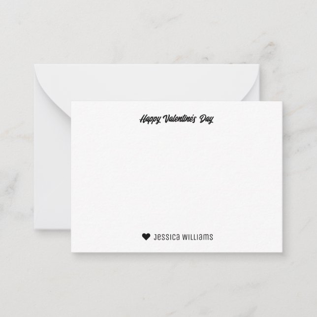 Lovely Heart Doodle Pattern Pink Valentine's Day Card (Front)