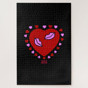 Lovely Heart Kisses Puzzle 50.8 cm x 76.2 cm