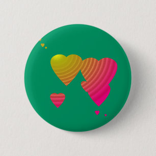 Lovely Hearts Button