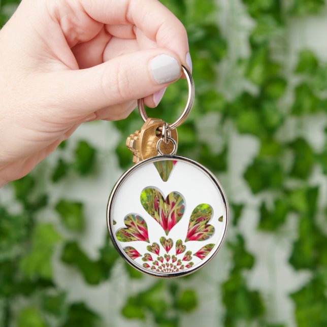 Lovely Hearts Humanitarian Day The World Needs Lov Key Ring (Hand)