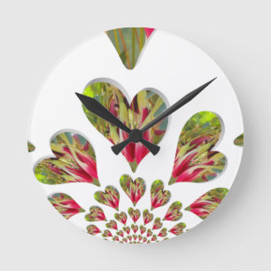 Lovely Hearts Humanitarian Day The World Needs Lov Round Clock