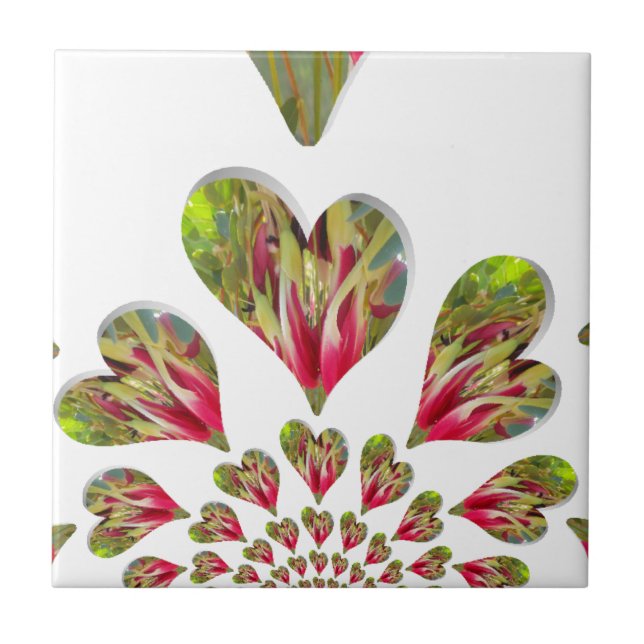 Lovely Hearts Humanitarian Day The World Needs Lov Tile (Front)