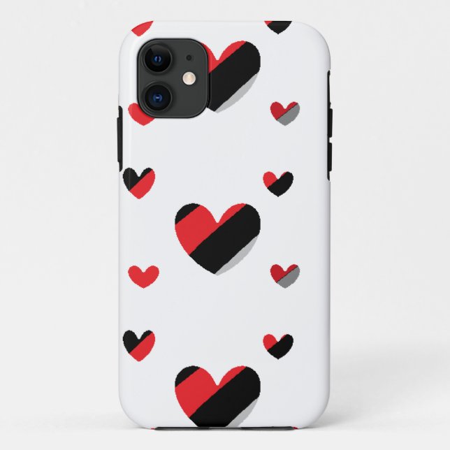 Lovely hearts pattern Case-Mate iPhone case (Back)