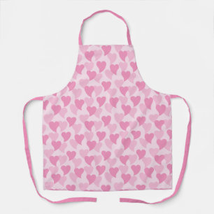 Lovely Hearts Seamless Pattern Apron