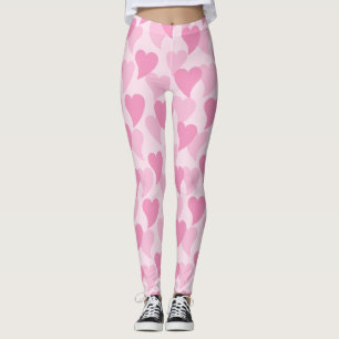 Lovely Hearts Seamless Pattern Leggings