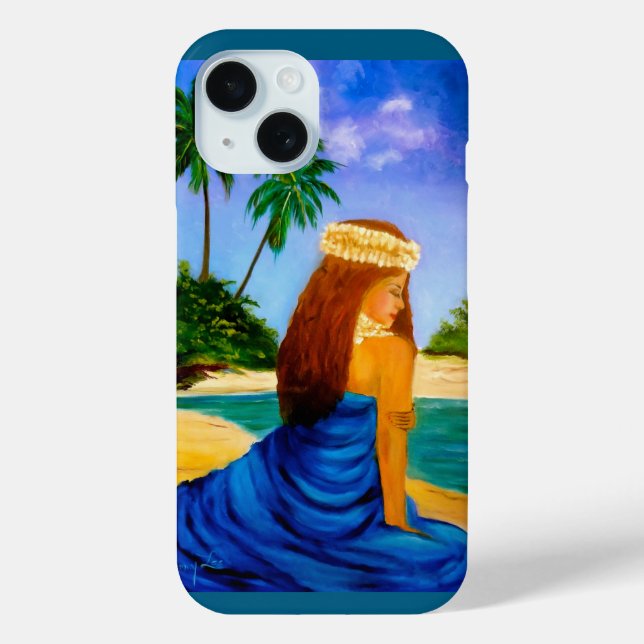 Lovely Hula on the Beach Case-Mate iPhone Case (Back)