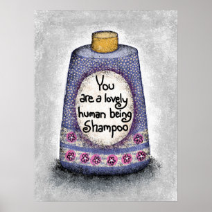 Lovely Human Shampoo Poster Wall Art