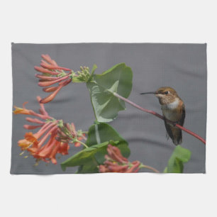 Lovely Hummingbird Tea Towel