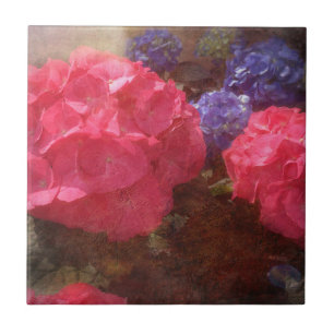 Lovely Hydrangea Ceramic Tile