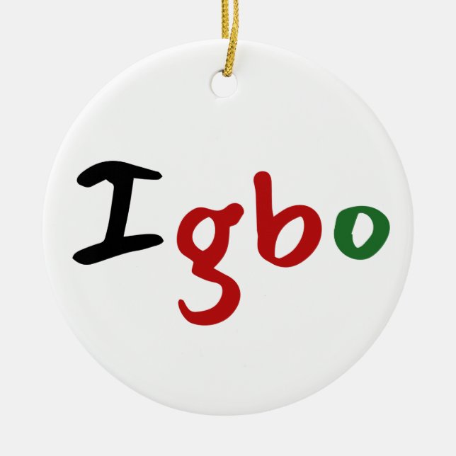 Lovely Igbo Ceramic Ornament (Front)