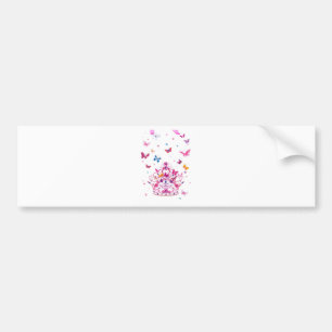 Lovely Infinity Butterfly Bumper Sticker
