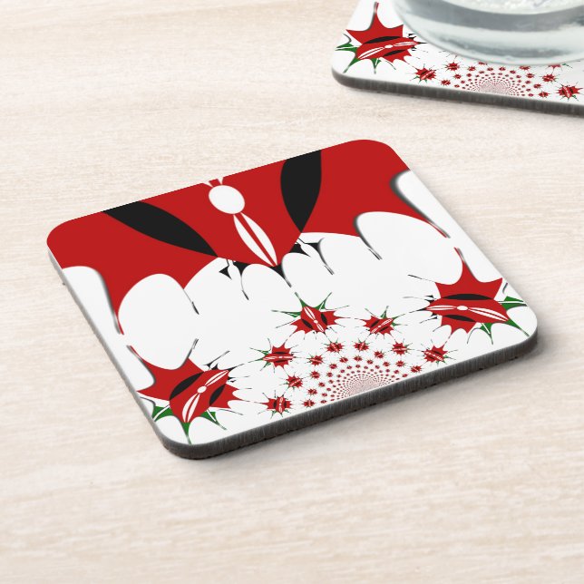 Lovely Kenya Flag. Coaster (Left Side)