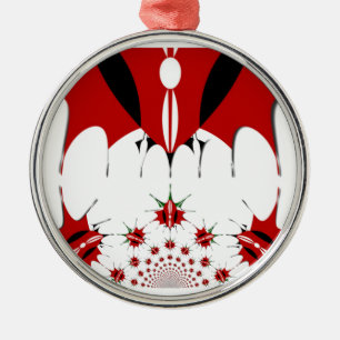 Lovely Kenya Flag. Metal Ornament