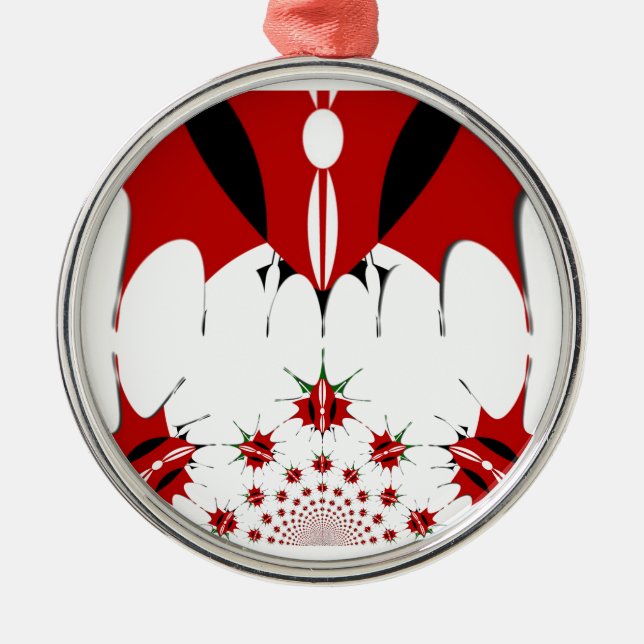 Lovely Kenya Flag. Metal Ornament (Front)