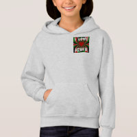 Lovely Kenya Kids' American Apparel Zip Hoodie