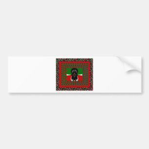 Lovely Kenyan Hearts flag Bumper Sticker