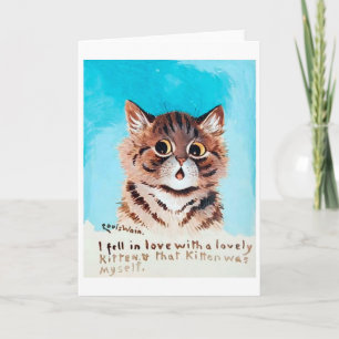 Lovely Kitten, Louis Wain Card