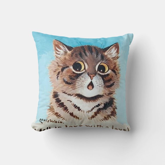 Lovely Kitten, Louis Wain Cushion (Front)