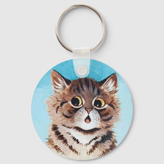 Lovely Kitten, Louis Wain Key Ring (Front)