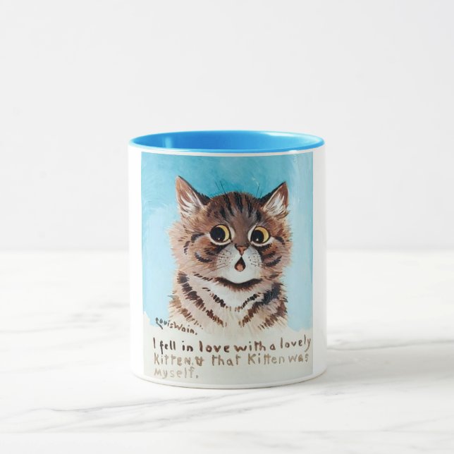 Lovely Kitten, Louis Wain Mug (Center)