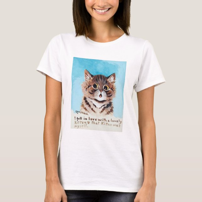Lovely Kitten, Louis Wain T-Shirt (Front)