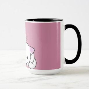 Lovely Kittens pink Mug