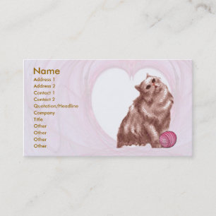 Lovely Kitty Business Card