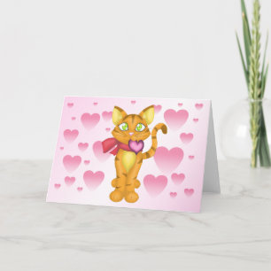 Lovely Kitty Holiday Card