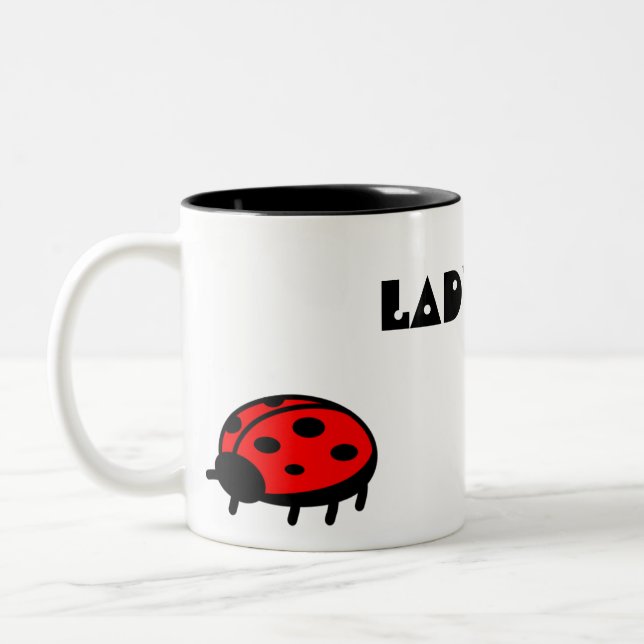 Lovely Ladybug Coffee Mug (Left)
