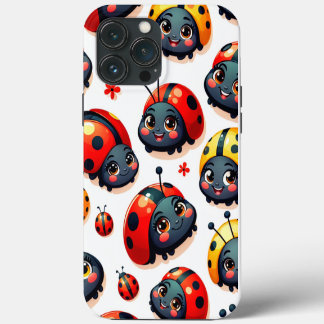 Lovely Ladybugs iPhone 13 Pro Max Case
