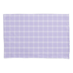 Lovely Lavender Big Plaid Pillowcase