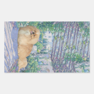 Lovely Lavender Rectangular Sticker
