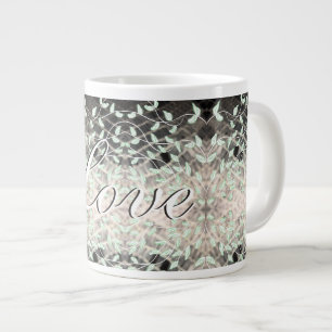 Lovely Leaf Mug With Green And Black