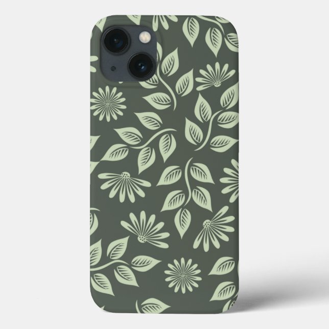 Lovely Leaves Design Case-Mate iPhone Case (Back)