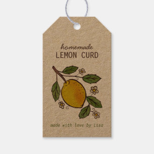 Lovely Lemons Homemade Treats Rustic Custom Gift Tags