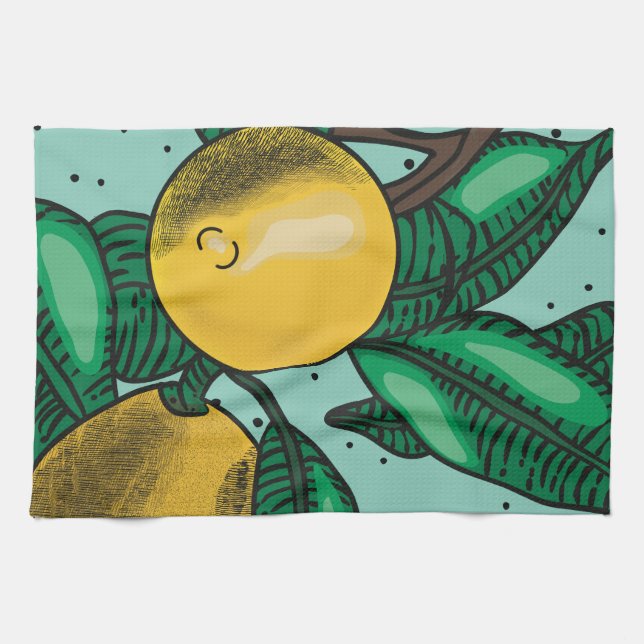 Lovely Lemons Kitchen Towel (Horizontal)