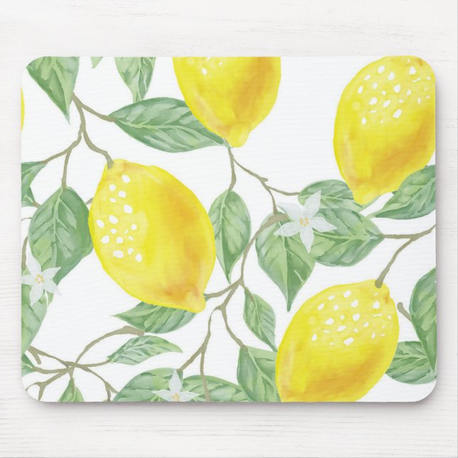 Lovely Lemons Mouse Pad (Front)